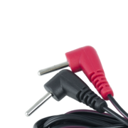 ElectraStim - Electrosex - Kabel met 90 Graden Plugs