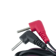 ElectraStim - Electrosex - Kabel met 90 Graden Plugs