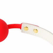 Kiotos BDSM - Summertime - Ball Gag - Wit/Rood