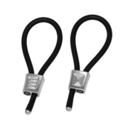 ElectraStim - Electrosex - ElectraLoops Prestige Silver - Penisringen - 2 stuks