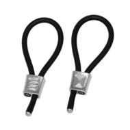 ElectraStim - Electrosex - ElectraLoops Prestige Silver - Penisringen - 2 stuks