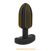 ElectraStim - Electrosex - Tartarus Quadripolar Buttplug - Zwart