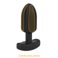 ElectraStim - Electrosex - Tartarus Quadripolar Buttplug - Zwart