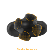 ElectraStim - Electrosex - Tartarus Quadripolar Buttplug - Zwart