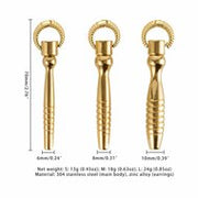 Sevanda - Bad Boy Training - Urethral Penis Plugs Set - Goud