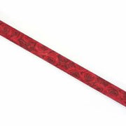 Liebe Seele - Kinbaku Ukiyoe - Lamsleder Beklede Spreidstang - Rood met Zwarte Rozen Print - Iets Héél Bijzonders! - Import uit Japan