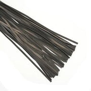 Liebe Seele - Kinbaku Ukiyoe - Lamslederen Flogger - Rood met Zwarte Rozen Print - Iets Héél Bijzonders! - Import uit Japan