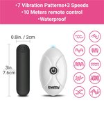 LoveToy - Slut - Bedrukt Vibrerend Sexy Slipje - Zwart