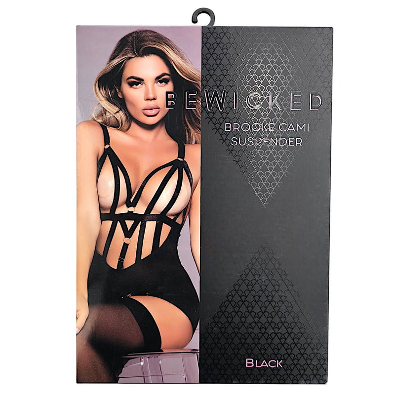 Be Wicked - Brooke Cami Suspender - Zwart