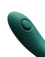 ZALO - Talis - G-Spot Pulsewave Vibrator met Zuigfunctie en Verwarmfunctie - Smaragd Groen