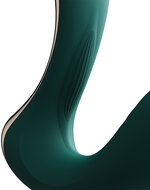 ZALO - Talis - G-Spot Pulsewave Vibrator met Zuigfunctie en Verwarmfunctie - Smaragd Groen