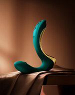 ZALO - Talis - G-Spot Pulsewave Vibrator met Zuigfunctie en Verwarmfunctie - Smaragd Groen