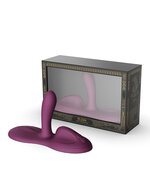 ZALO - Flora - Vibrator-kussen - Hands-free Vibrator - Met Warmtefunctie - Amethyst Paars