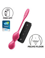 Satisfyer - Love Birds 2 - Vibrerende Vaginale Balletjes - Met App Control - Roze