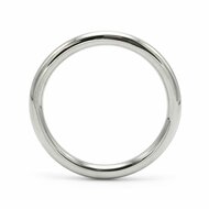 Kiotos - Ronde Cockring - 8 mm hoog - dikte 5 mm - RVS - Diameter 65 mm