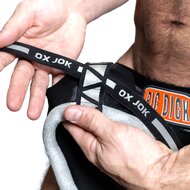 Oxjok Bulger - Pumper Slider Jockstrap - Voor Groter Geschapen Mannen - Black Iron - Maat L