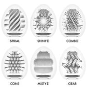 Tenga - Hard Boiled Eggs Cone - Variety Pack - Mini Masturbator - 6 stuks