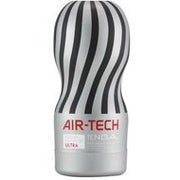Tenga - Air-Tech Vacuum Cup Masturbator - Ultra - Zwart/Zilver