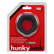 Hünkyjunk - Fit - Ergonomisch Gevormde Cockring  - Black Tar
