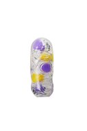 Tenga - Bobble Vacuum Cup Masturbator - Magic Marbles - Transparant/#763e9b/Geel