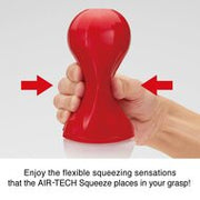 Tenga - Air-Tech Squeeze Masturbator - Strong - Zwart