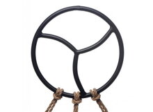 Black Line - Shibari Bondage Suspension Ring - Zwart