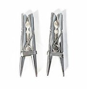 Black Label - Wasknijper Tepelklemmen - RVS - Twee stuks