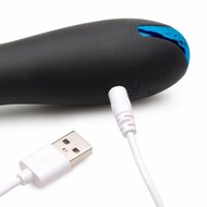 Trinity Vibes - Gebogen Anaal Vibrator - Zwart