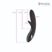 Mystim - Electrosex - Daring Danny - E-Stim Vibrator - Black Edition - Zwart