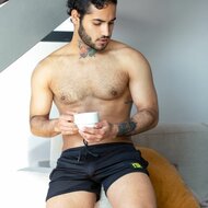 Sport Fucker - Jersey - Semi-transparante Mesh Short - Zwart - Maat XL