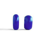 Black Label - Donut Ballstretcher - 30 x 35 mm - RVS - Mat Blauw