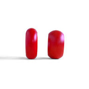 Black Label - Donut Ballstretcher - 20 x 35 mm - RVS - Mat Rood