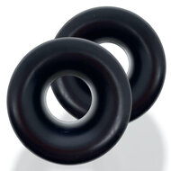 Oxballs - Clone Duo - 2 stuks - Ballstretcher - Zwart/Zwart