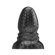 Stretch'r - Ripple - XXL Buttplug - Metallic Zwart - Maat L