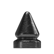 Stretch'r - Sirup - XXL Buttplug - Zwart Metallic - Maat M