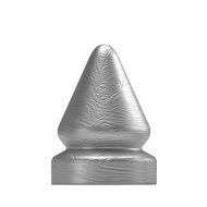 Stretch'r - Sirup - XXL Buttplug - Gun Metal Zilver - Maat M