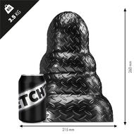 Stretch'r - Tripole - XXL Buttplug - Zwart Metallic - Maat XL