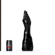 All Black Steroid - Backstroke - Dildo - 40.5 x 12.5 cm - Zwart