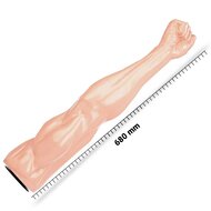 DEEP'R - Mega Power Fist - Lichte Huidskleur - 68.00 cm x Ø 6.50 cm