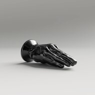 All Black Steroid - Good Game - Dildo - 23,5 x 10 cm - Zwart