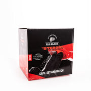 All Black Steroid - Gape, Set, and Match - Dildo - 30 x 13 cm - Zwart