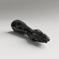 All Black Steroid - Breaststroke - Dildo - 40 x 7.6 cm - Zwart