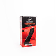 All Black Steroid - Bodybuilder - Dildo - 33 x7 cm - Zwart