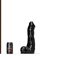 All Black Steroid - Bodybuilder - Dildo - 33 x7 cm - Zwart