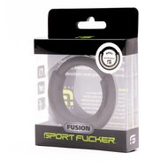 Sport Fucker - Fusion Ring - Siliconen Cockring met RVS binnenring - Large