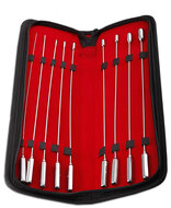Black Label - Rosebud Sounds Set - Dilators - 8 stuks - RVS