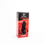 All Black Steroid - The Diver - Dildo - 34,5 x 11,5 cm - Zwart