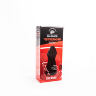 All Black Steroid - The Diver - Dildo - 34,5 x 11,5 cm - Zwart