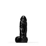 All Black Steroid - Racket - Dildo - 34 x  9,7 cm - Zwart
