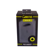 Brutus  - Bum Buddy - Bacchus - Buttplug - Siliconen - Zwart - Maat S